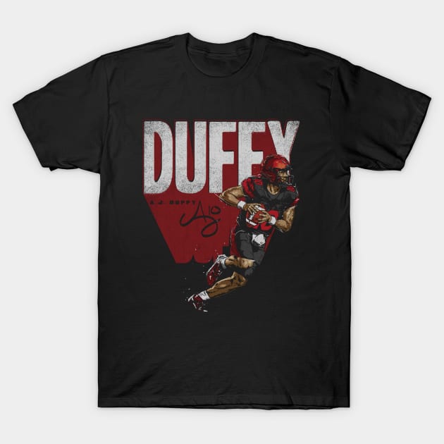 AJ Duffy College Bold T-Shirt by ganisfarhan